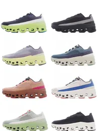 Sapatos esportivos multicoloridos com sola grossa e letras elásticas de luxo para corrida ao ar livre masculino e feminino sapatos de designer de lazer tênis versáteis em Cloudmonster