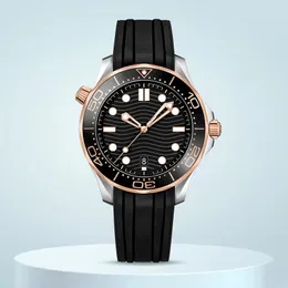 8215 Bewegung OMG Uhr für Männer Neue automatische mechanische Zifferblatt Master Uhren 41mm Arbeitsuhr Luxusmarke leuchtendes Kautschukarmband montre de luxe Mode dhgates