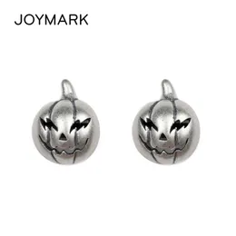 Charm Cute Halloween Pumpkin S925 Orecchini in argento sterling Personalizzati Punk Stud Gioielli moda donna orecchio TSE432 220901