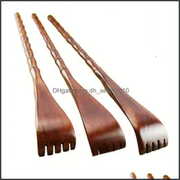 Favor de festa MAS Relaxamento de madeira prática de bambu masr de back scratcher wood body stick roller de saúde 1549 t2 entrega 2021 home dhu1l