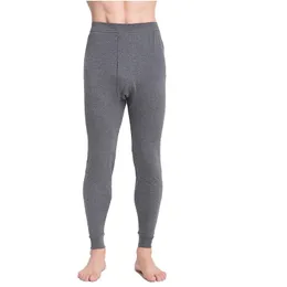 Onderhirts heren lang johns mannen thermisch ondergoed losse dunne onderbroek legging grijs en diepe grootte l tot 5xl 220901