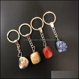 Arts And Crafts Irregar Crystal Agate Polishing Pendant Key Chain 10 T2 Drop Delivery 2021 Home Garden Arts Crafts Dhseller2010 Dhs97