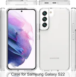Obudowy telefoniczne dla Samsung A73 A53 A33 A23 A13 A03 A82 A72 A52 A42 A32 A22 z 2-warstwowym zderzakiem wstrząsowym Tpuacrylic