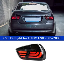 Car Dynamic Turn Signal Tail Light for BMW 3 Series E90 LED Rear Brake Reverse Fog Taillight 2005-2008 320i 325i Taillamp