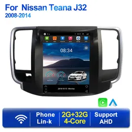 Android Touchscreen 10.1 بوصة وحدة فيديو للسيارات لعام 2009-2013 Nissan Old Teana Bluetooth GPS Navigation Radio مع AUX WiFi