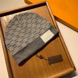 Designer Beanie Cap Moda Men tricotes Capas cl￡ssicas de inverno Caps