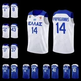 Basketball Jerseys Basketball World Cup 2022 Greece Jersey Calathes Sloukas Papagiannis Antetokounmpo.g Antetokounmpo Kaselakis Antetokounmpo.t