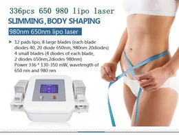 Przenośne 336PCS Lipolaser Beauty Machine Lipo Laser Redukcja tłuszczu Sprzęt do ciała