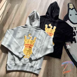 Erkek Hoodies Sweatshirts İnsan yaptı Japonca Gevşek Sonbahar Kış Yeni Stil Kaplan Çift Kapşonlu İnsan Yapımı Poater T220901