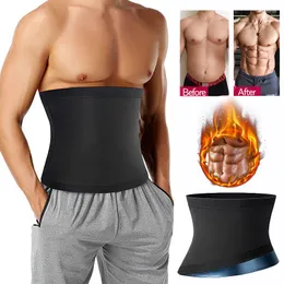 Erkekler Vücut Shapers Mens Bel Eğitmeni Abdomen Gym Fat Yanan Reducer Sauna Saldırıcı Fitness Ter Düzeltme Kemer Göbek Zayıflama Shapewear