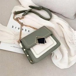 Akşam çantaları moda crossbody için kadın omuz çanta zinciri kayış çanta tasarımcısı pu deri bayanlar messenger 220901