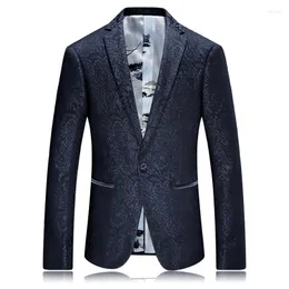 Herrenanzüge Ankunft Hochwertige Mode Anzugjacke Pleuche Single Button Slim Fit Herrenmantel Blazer Herren Freizeitblazer