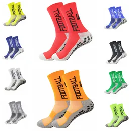 Meias profissionais de futebol n￣o deslizam Sports Sports Running Socks Summer Outdoor Mountaineering Meias