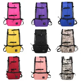 Breathable Dog Carrier Backpack For Pets Outdoor Pet Travel Dogs Carriers Bag For Large Golden Retriever Bulldog Bags 20220901 E3