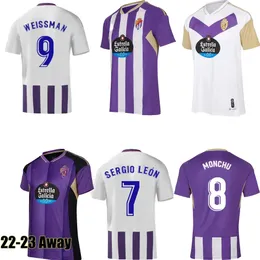 22/23 Echte Valladolid voetbaltruien Weissman Fede S. Oscar Plano L. Olaza R.Alcaraz Jersey Camisetas de futbol 2021 2022 Men Kit voetbal shirts tops