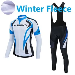 2023 Pro Mens Winter Cycling Jersey Set Long Sleeve Mountain Bike Cycling Clothing Breathable MTB Bicycle Clothes Wear Suit M2