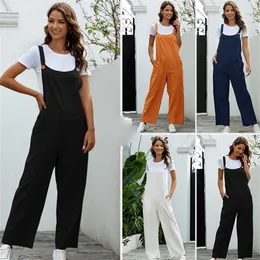 Annelik Dipleri Hamile Giysiler Bayan Retro Rahat Uzun Pantolon Tulum Artı Boyutu Hamile Giyim 20220902 E3