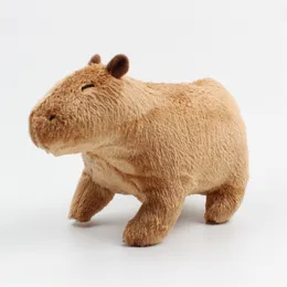 Plyschdockor 18 cm fluffig capybara plysch docka kawaii capybara fylld leksakssimulering fyllda djur barn juguetes födelsedagspresent hem dekor 220902