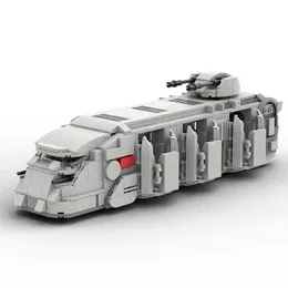 Blöcke Blöcke MOC Space Wars Imperial Soldiers Truppen Transportauto Bausteine Kit Carrier Fahrzeugmodell Spielzeug für Kinder Geburtstagsgeschenke T220901