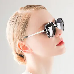 Sonnenbrille Olopky Polarisierte Frau Mode große Rahmenquadrat