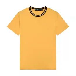 Оптовые летние футболки для летних поло в 2012 году европейские и американские мужчины с короткими рукавами повседневные цветовые цвета хлопковые футболки Большой размер
