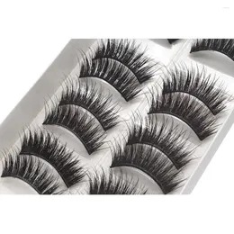 Falska ögonfransar Vendor Eyelash Mask för dusch förlängt tjock halv hård 10 mekanism manual 3d faux