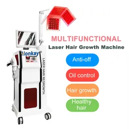 Hair Loss Treatment Products Laser Hairs Regrowth Analysis Detection Regrowth Beauty Equipment Bio Stimulate 650nm Red Photobiomodulation Light Therapy Device