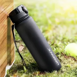 Ambalaj Şişeleri Uzspace Sport Water 5001000ml Taşınabilir Sızdır Yalıp Dış Mekan Shaker Benim Tritan Plastik Ekofli Drinkware BPA ÜCRETSİZ 220830