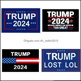 Banner Flags Usa 2024 Banner Flags President General Election Banners Campaign For Flag 90X150Cm Lost Lol 9Jh Q2 Drop Delivery 2021 H Dhsp0