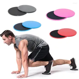 Accessories 2 Pcs Gliding Discs Slider Fitness Disc Double-Sided Core Sliding Yoga Slimming Abdominal Training Exercise Equipment