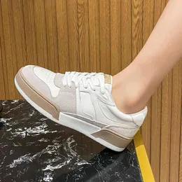 Casual Shoes 2022 spring new F match board female color matching women's thick leather small white shoes