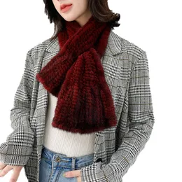 Настоящий шарф мехового шарфа для женщин