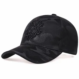 Top kapaklar erkek hip hop camo beyzbol şapka açık balıkçılık av şapkası pamuk ayarlanabilir vahşi nefes alabilen örgü yaz güneş şapkalar beanies