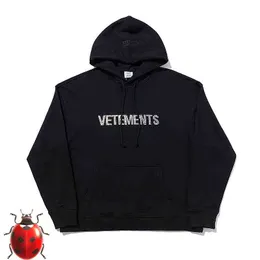 Erkek Hoodies Sweatshirts Erkek Kadın Rhinestones Elmas Hoodie Büyük Boy Cap Sweatshirt Ağır Kumaş Kazak T220901