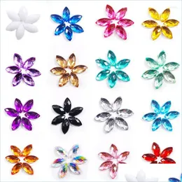 Nagelkunst Dekorationen N￤gelkunst Dekorationen Hochqualit￤t 1000 St￼ck gemischte Gr￶￟e Pferdaugenform Acrylkristall Strass DIY Design Dekor DHBAQ