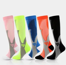 Compression Socks Men Nylon Medical Nursing Stockings Outdoor Cycling Fast Drying Breathable Adult Sports Sock