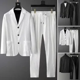 Men's Tracksuits Fashion Suits Two Piece Set Spring Casual Blazers For Men 2022 Coats Jacket Wedding Autumn Brand Bridegroom's Costume