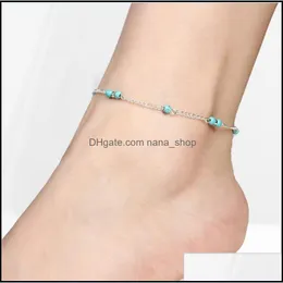 Anklets europeiska och amerikanska retro anklet conch stj￤rnfisk p￤rla strand droppleverans 2021 smycken dhseller2010 dhayv