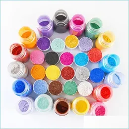 Zanaat Araçları El Sanatları Aletleri 10G DIY UV Reçine Sıvı İnci Boyama Boya Pigment Epoksi Renk Kalıp Doldurma Malzeme F HomeDUTTRY DHIY5