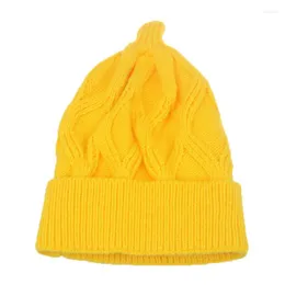 Hats Child Hat Winter Knited Beanie Small Solid White Red Boys Girls Baby Keep Warm Soft Cotton Kids Gorras Hombre