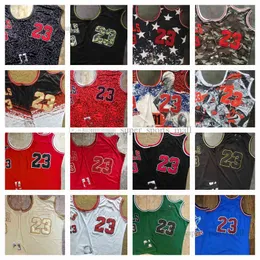 Kolej basketbol retro gerçek yoğun nakış formaları #23 1 Rose Jersey 95-96 97-98 Mans Kadın Çocuklar S-XXL