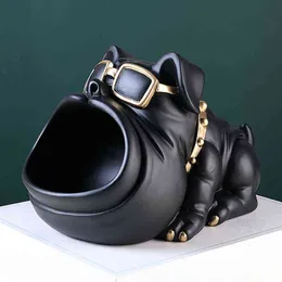 Dekorative Figuren, Heim- und Raumdekoration, 3D-Figur, Miniatur-Cool-Dog-Statue, Skulptur, Tischdekoration, Schreibtisch, Kleinigkeiten, Aufbewahrungsbox, dekorative Münzbank