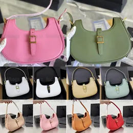 LE 5 A 7 Fermoir Hobo Bag LE5A7 겨드랑이 가방 고급 디자이너 어깨 가방 자기 버클 클로저 패션 플랩 쇼핑 지갑 지갑