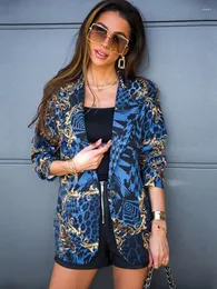 Abiti da donna Contrasto Manica lunga Scollo a V Blazer casual Inverno Esotico Elegante Lusso Party Club Moda Donna sexy Cappotti Vesti 2022