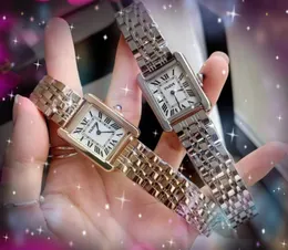 Reloj de mujer con costuras de dos tonos Movimiento de cuarzo de 31 mm Reloj de moda simple Cuadrado Esfera romana Reloj de pulsera de plata y oro rosa Montre De Luxe Regalos