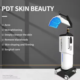 Terapia de fótons leves de luz facial de alta qualidade LED 7 cores Rúpula de vasos sanguíneos Removedor Terapys Máscara Máquina de beleza Remoção de rugas de acne Apertar branco