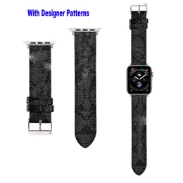 Designer Luxury WatchBand Straps Apple Watch Band 41mm 40mm 38mm 45mm mode Bracelet de remplacement vintage en cuir Bandes classiques Boucle iWatch SE Apple Series 7 6 5 4 3 2 1