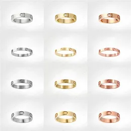 Band Rings Designer Titanium Love Screw Ring - Classic Luxury Jewelry for Men and Women