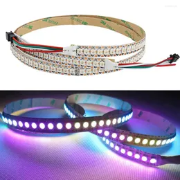 Remsor 1m/2m DC5V LED -remsljus IP67 Vattent￤ta 144 lysdioder Justerbar anv￤ndning f￶r semester julhallens ankomst 2812 IC SMD