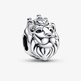Regal Lion Charm 925 STERLING Gümüş Pandora Anları Fit Charms için Hayvanlar Pulsera Orijinal Para Mujer Yılan Bilezik Takı 792199C01 Andy Jewel